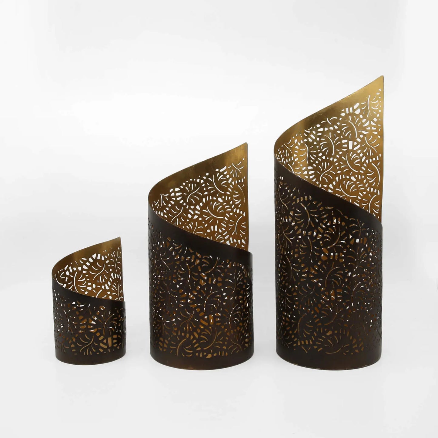 Wafer Metal Tealight Holder - Large