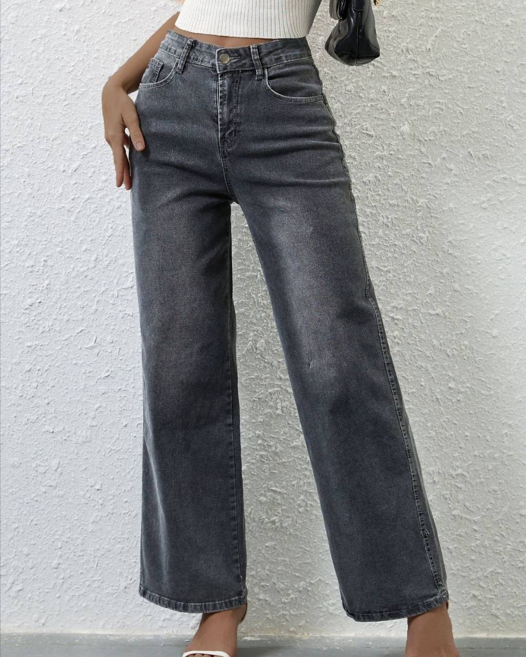 Elody Jeans - Charcoal