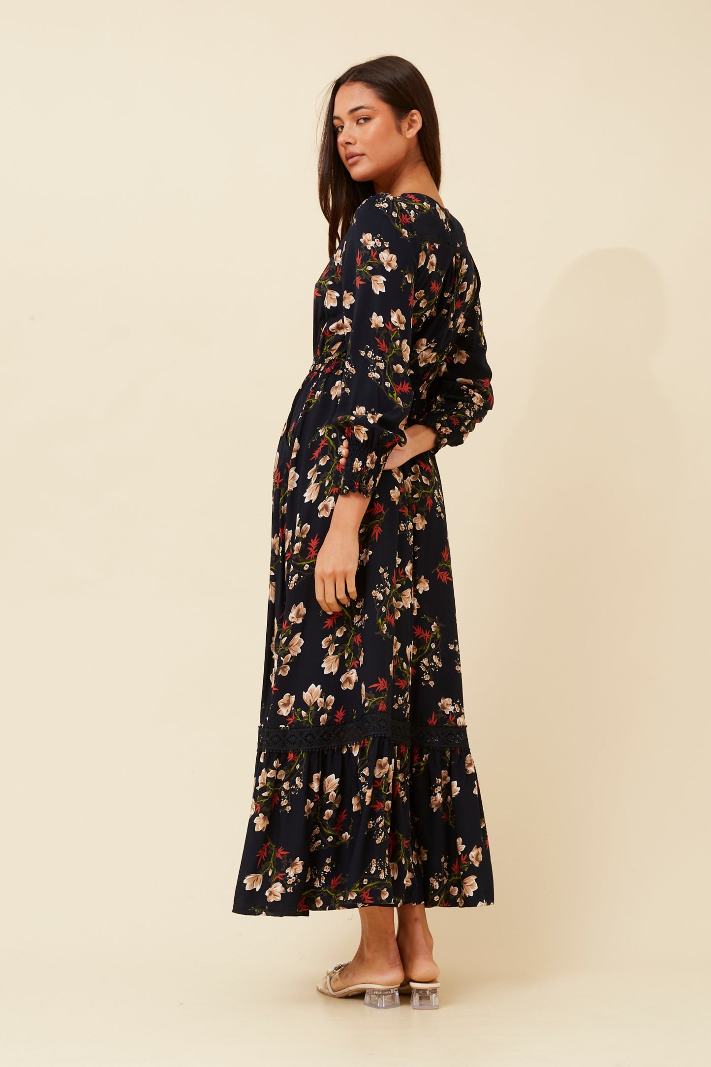 Belinda Long Sleeve Maxi Dress