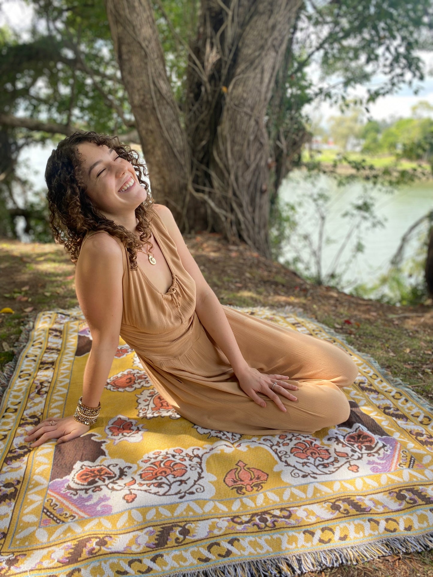 Cleopatra Jumpsuit - Beige