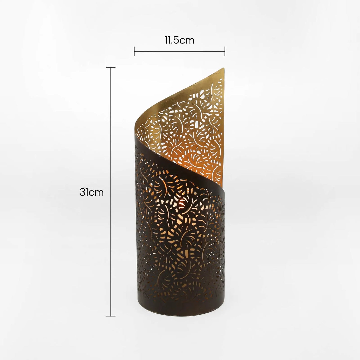 Wafer Metal Tealight Holder - Large