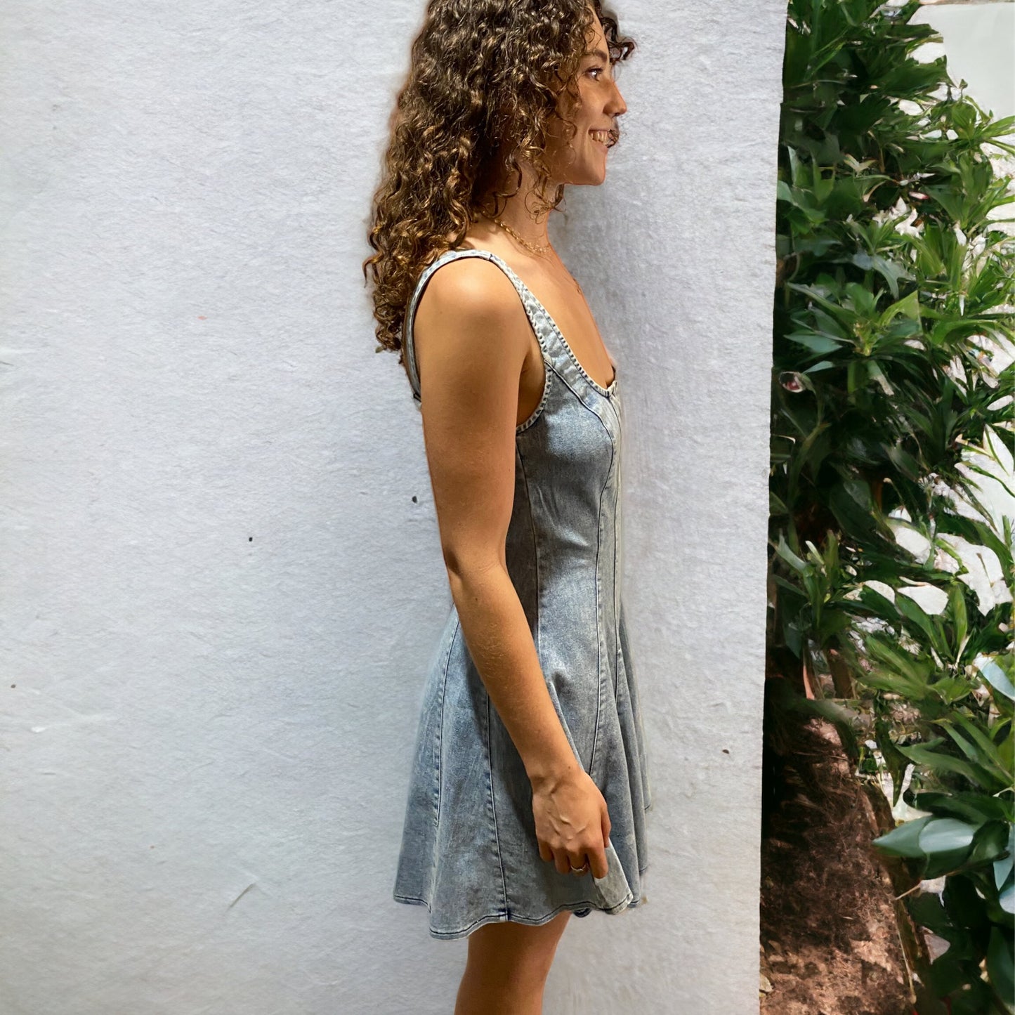 Billie Denim Mini Dress