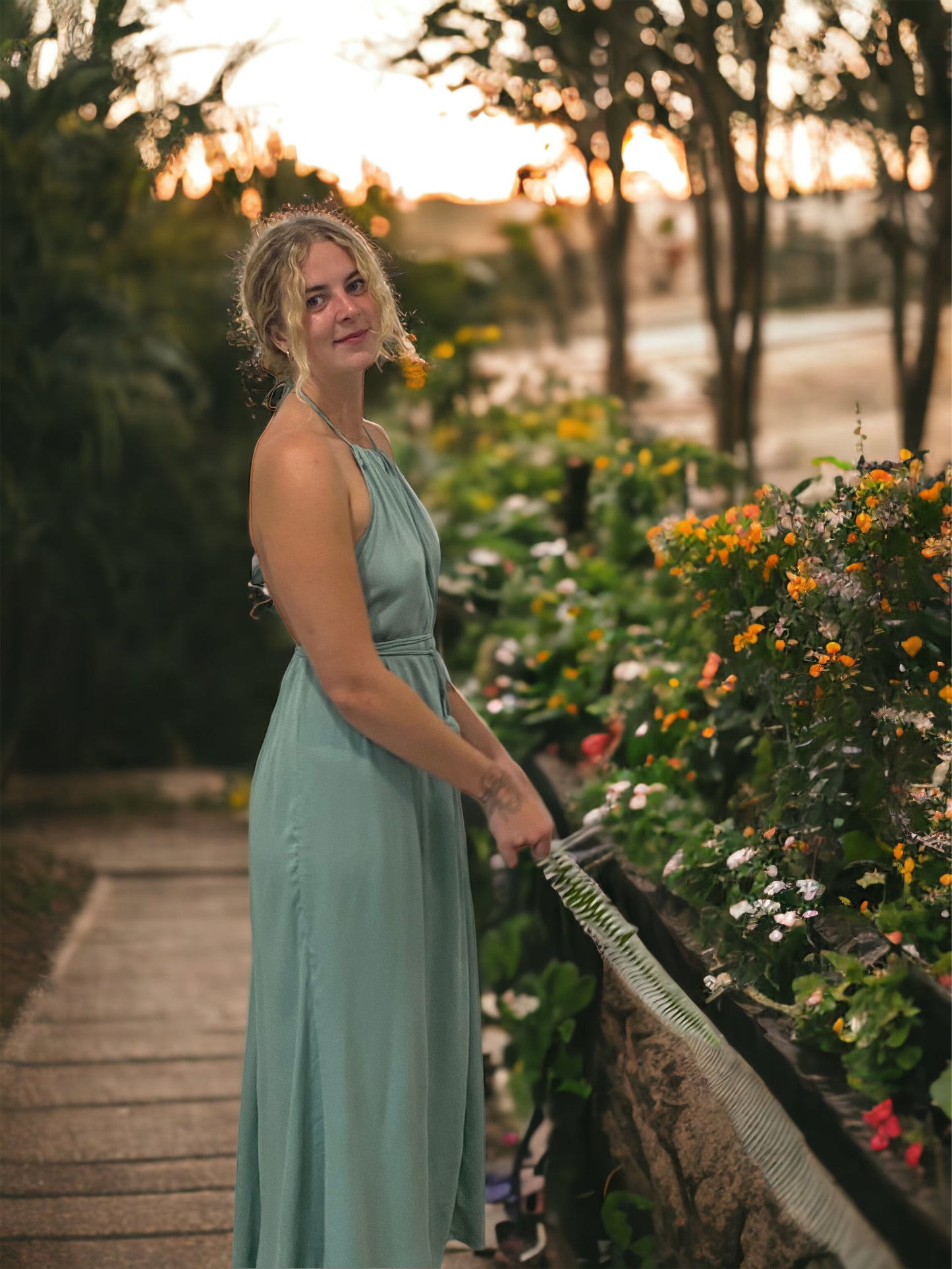 Aphrodite Dress - Sage