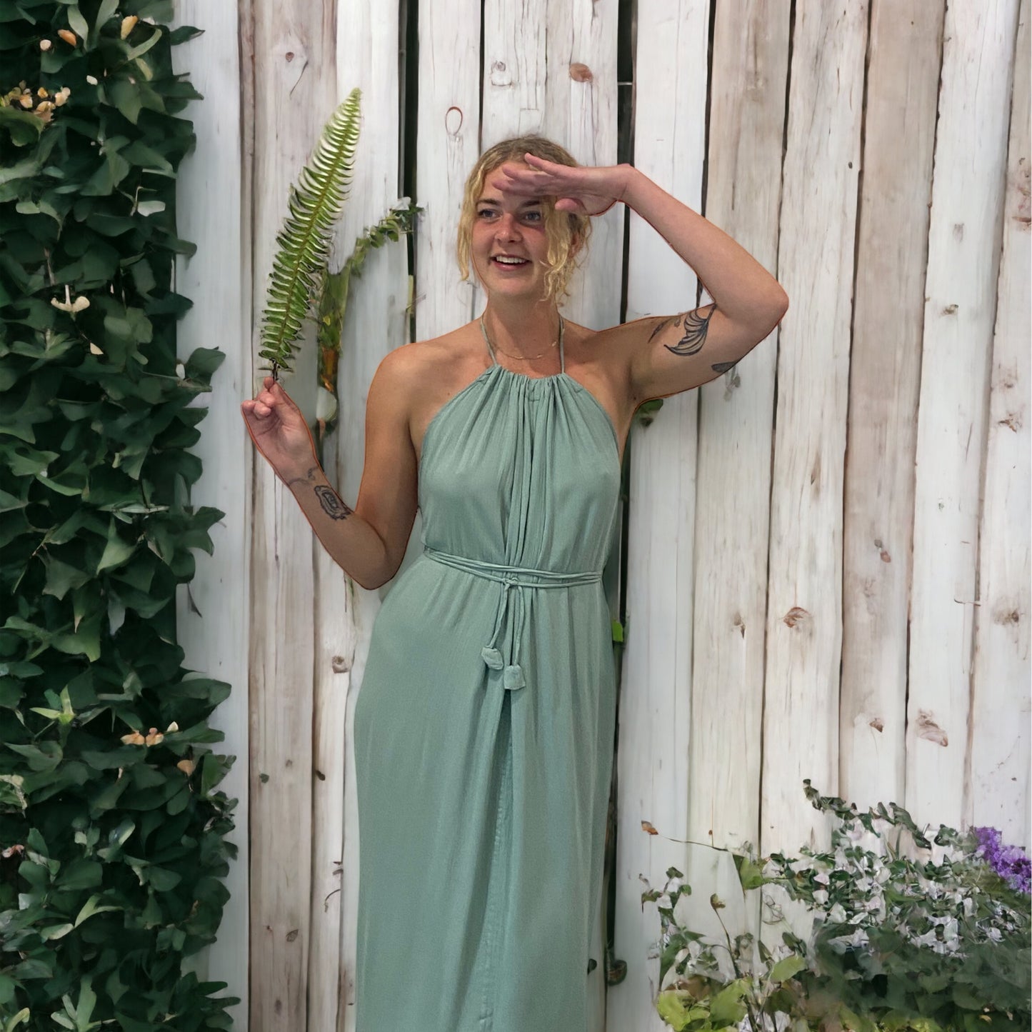Aphrodite Dress - Sage