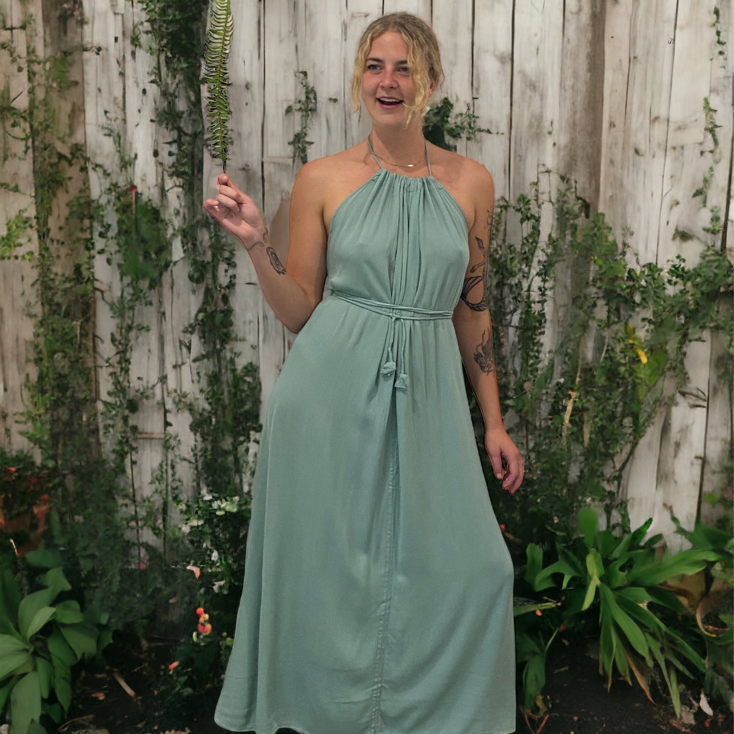 Aphrodite Dress - Sage