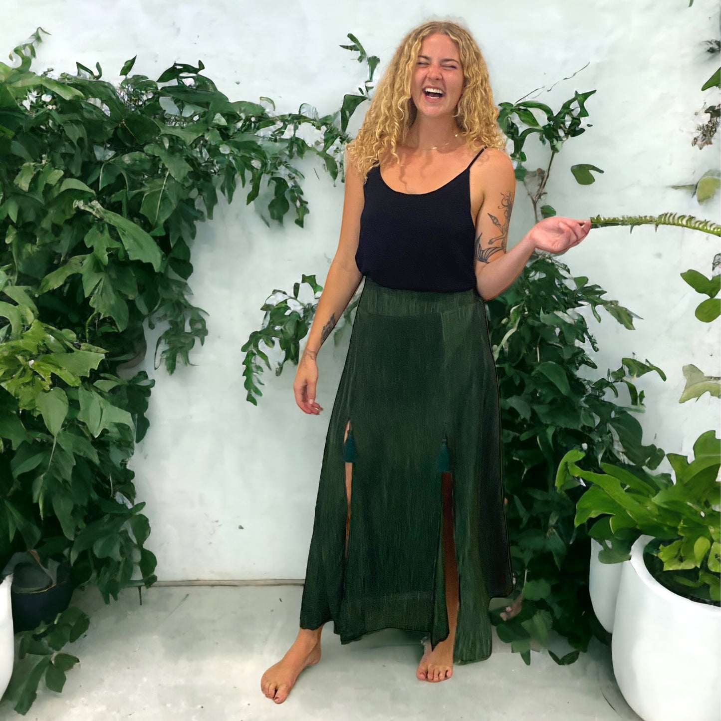 Lee Skirt - Forest Green
