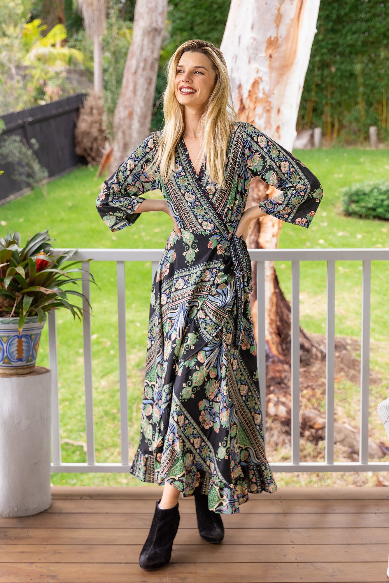 Myra Wrap Dress