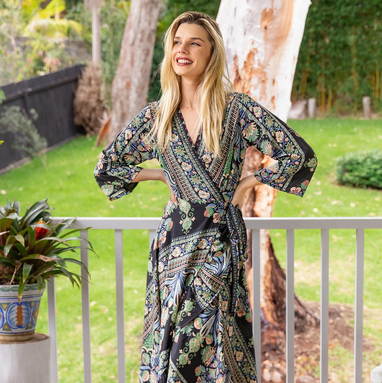Myra Wrap Dress
