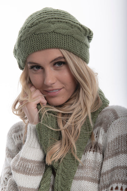 Mohair Button Hat - Assorted Colours