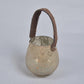 Mercury Glass Votive with Leather Handle