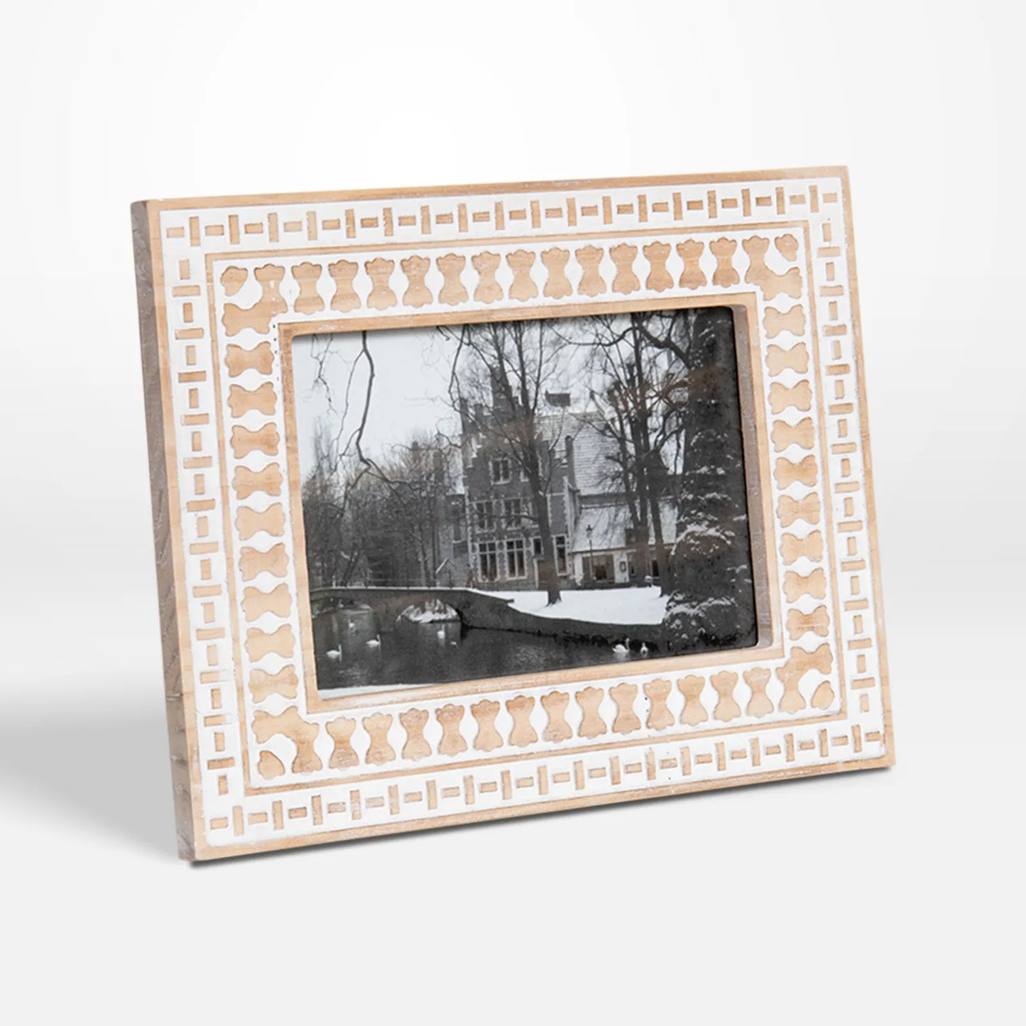 Wooden Carved Photo Frame - 5x7