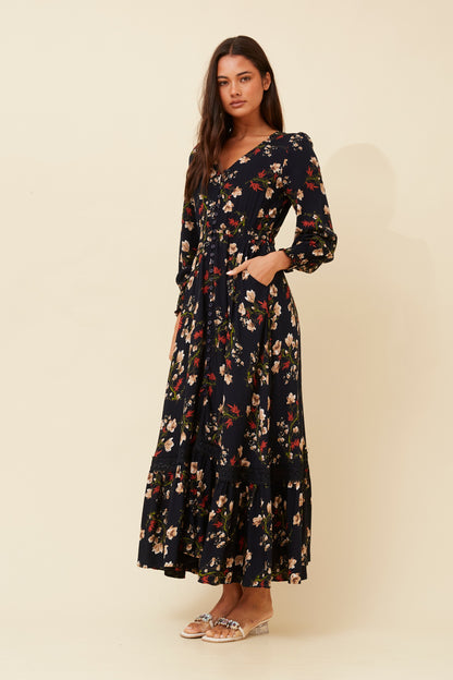 Belinda Long Sleeve Maxi Dress