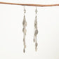 Metallic Leaf Charms Drop Earrings