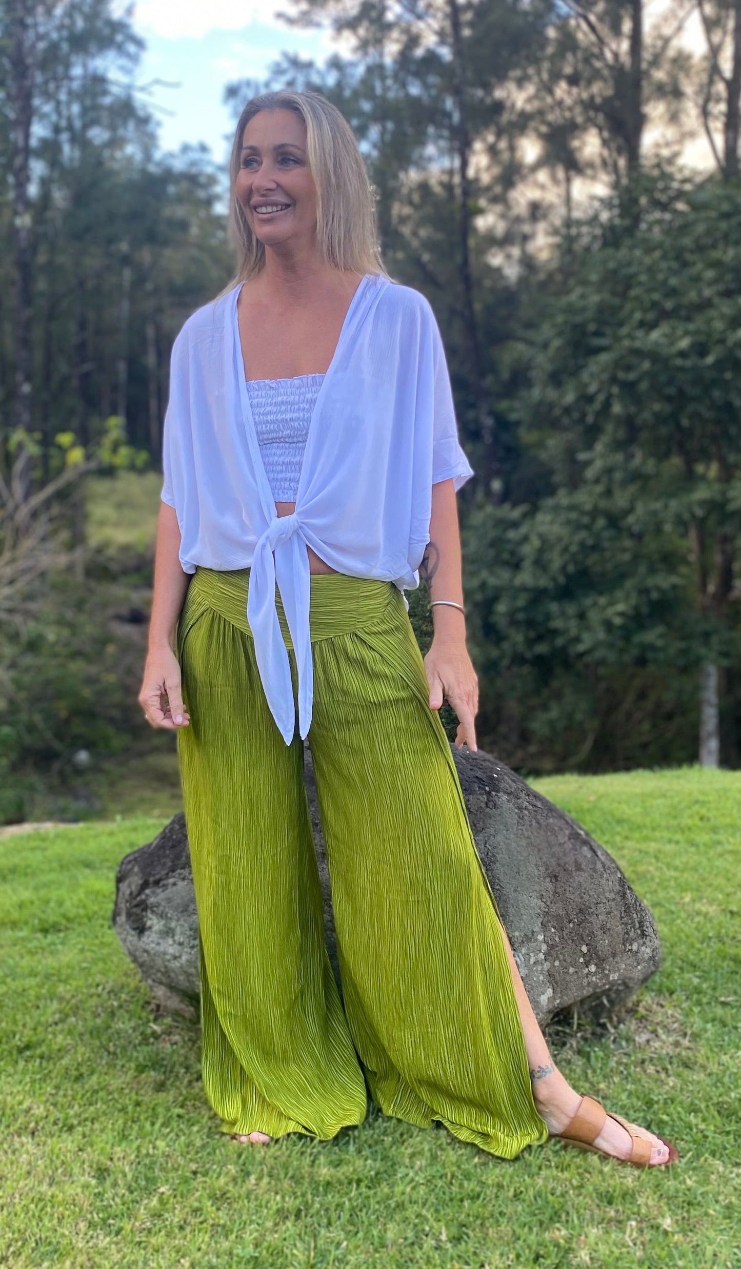 Jasmyn Pant - Lime Green