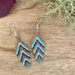 Sunna Beaded Feather Earrings