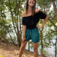 Mindi Shorts - Seafoam