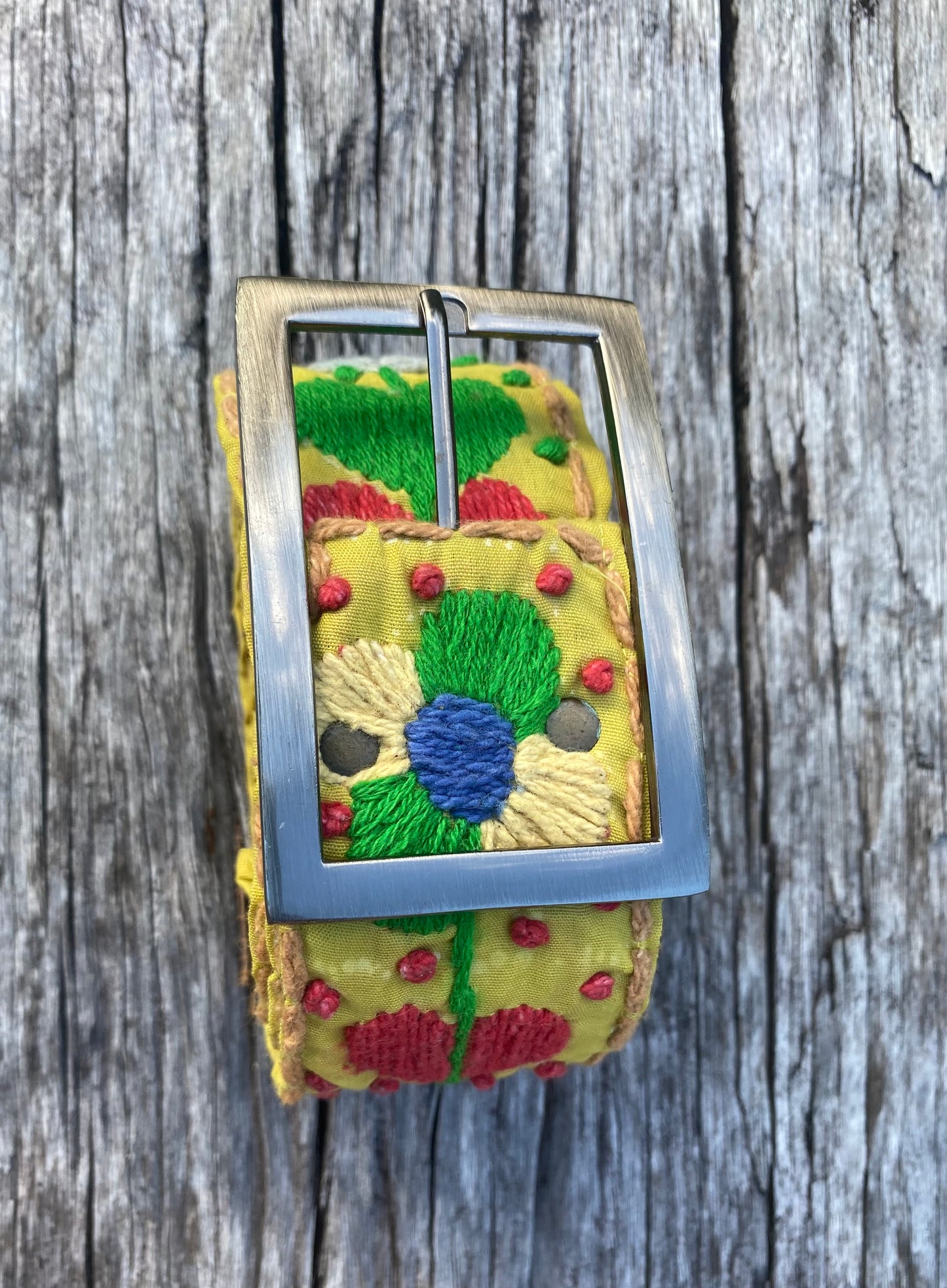 Holly Embroidered Belt
