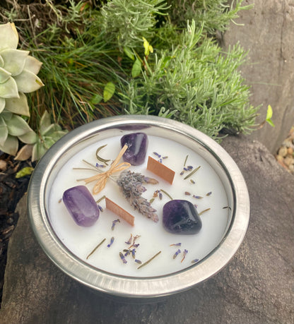 Natural Fragrance Woodwick Bowl Candle | Peace