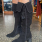 Mail Black Suede Boots