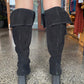 Mail Black Suede Boots