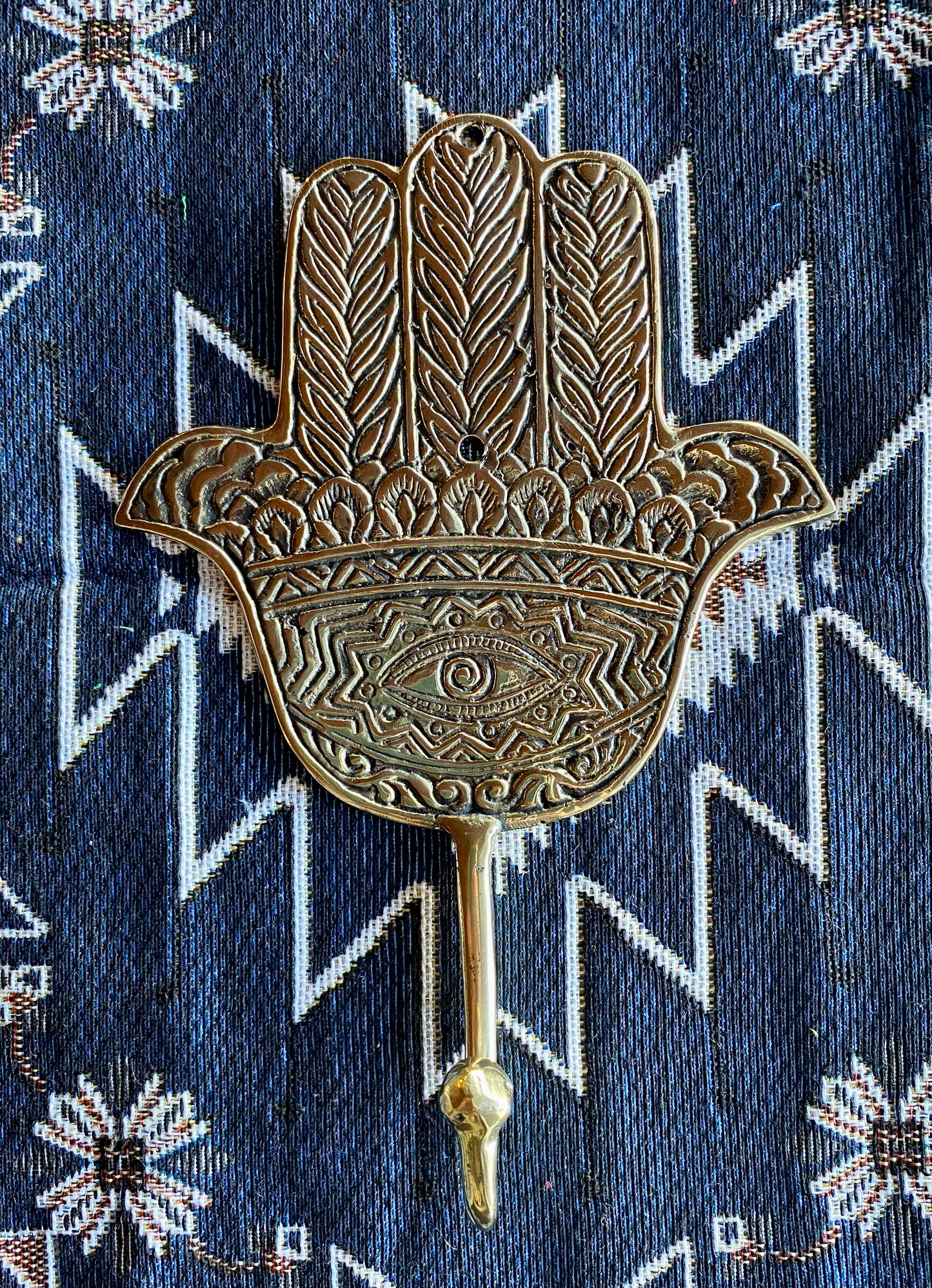 Brass Hamsa Wall Hook