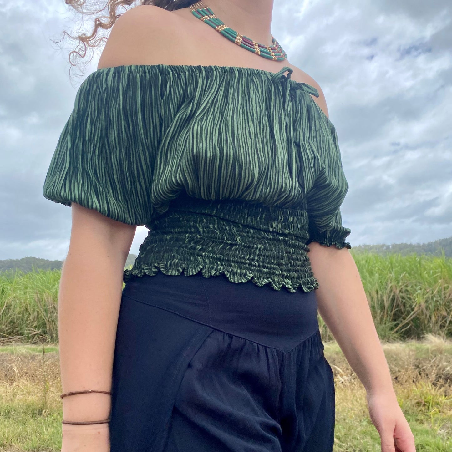 Gypsy Top - Forest Green