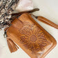 Sunflower Phone Wallet  - Tan