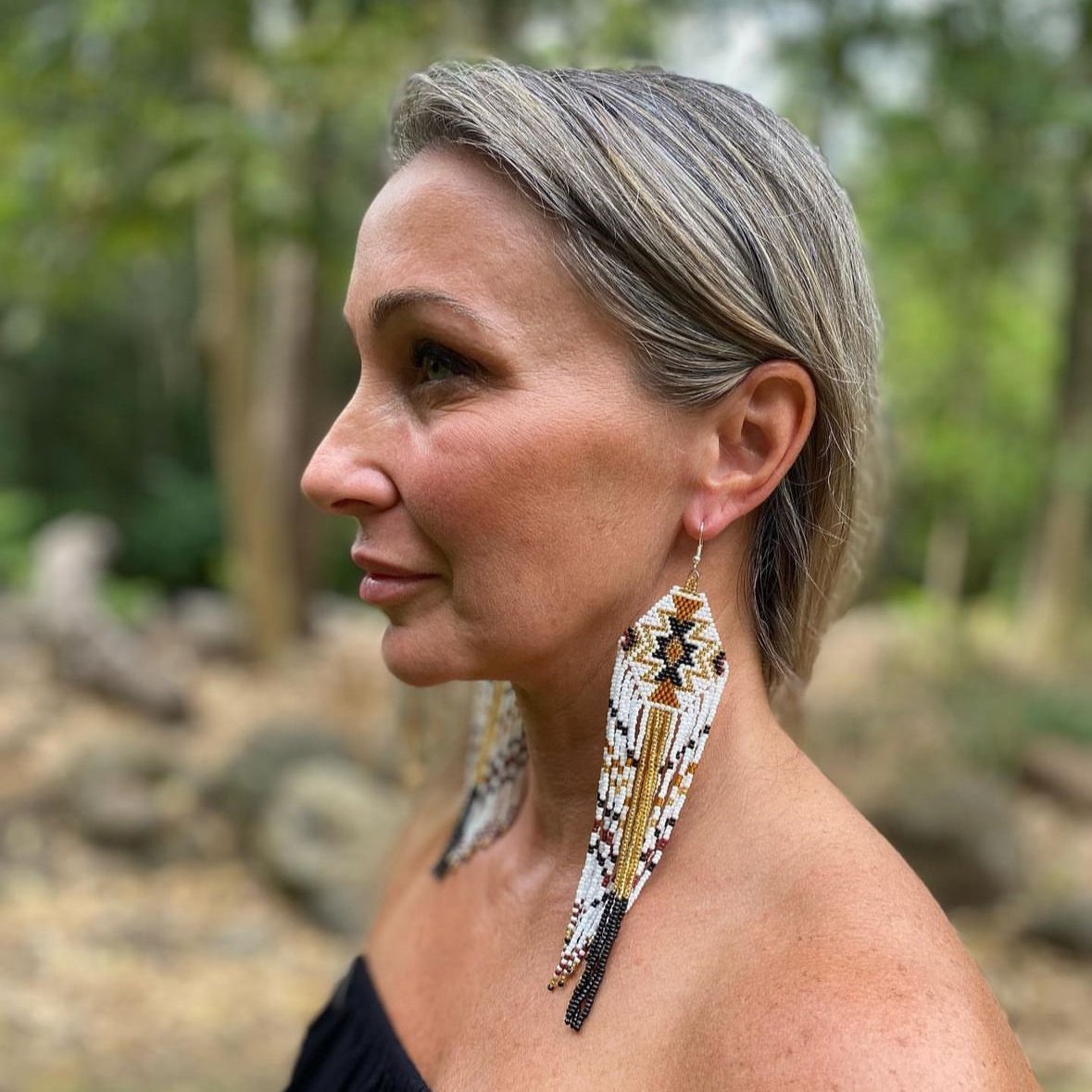 Isis Beaded Earrings