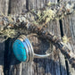 Sterling Silver Round Turquoise Stone Ring