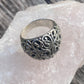 Sterling Silver Rounded Filagree Ring