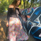 Indigo Maxi Skirt