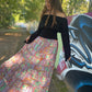 Indigo Maxi Skirt