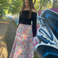Indigo Maxi Skirt