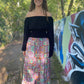Indigo Maxi Skirt