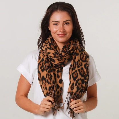 Leopard Print Scarf