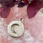 Silver Plated Moon Necklace