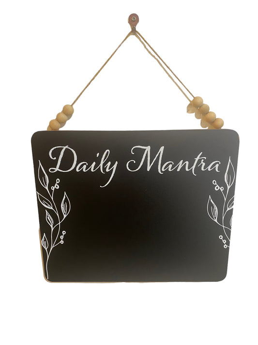 Daily Mantra Blackboard