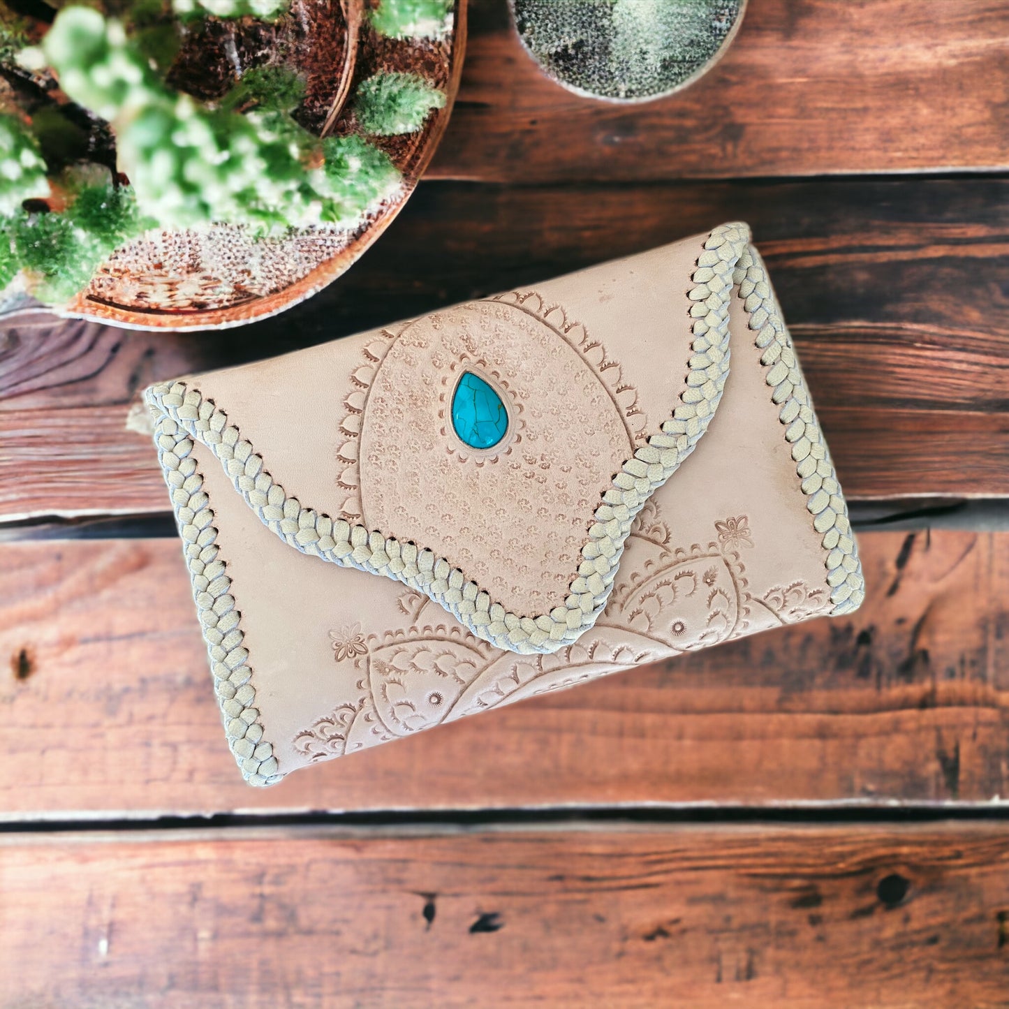 Indian Wallet - Stone