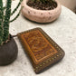 Peacock Wallet - Chocolate Brown