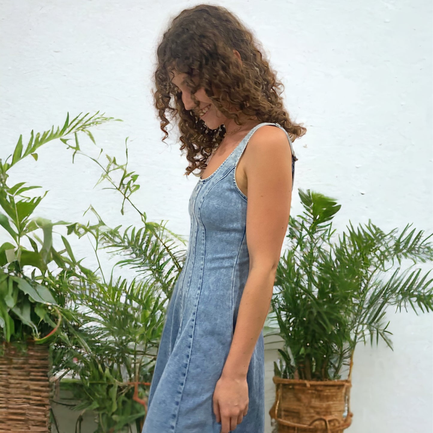 Jude Denim Maxi Dress