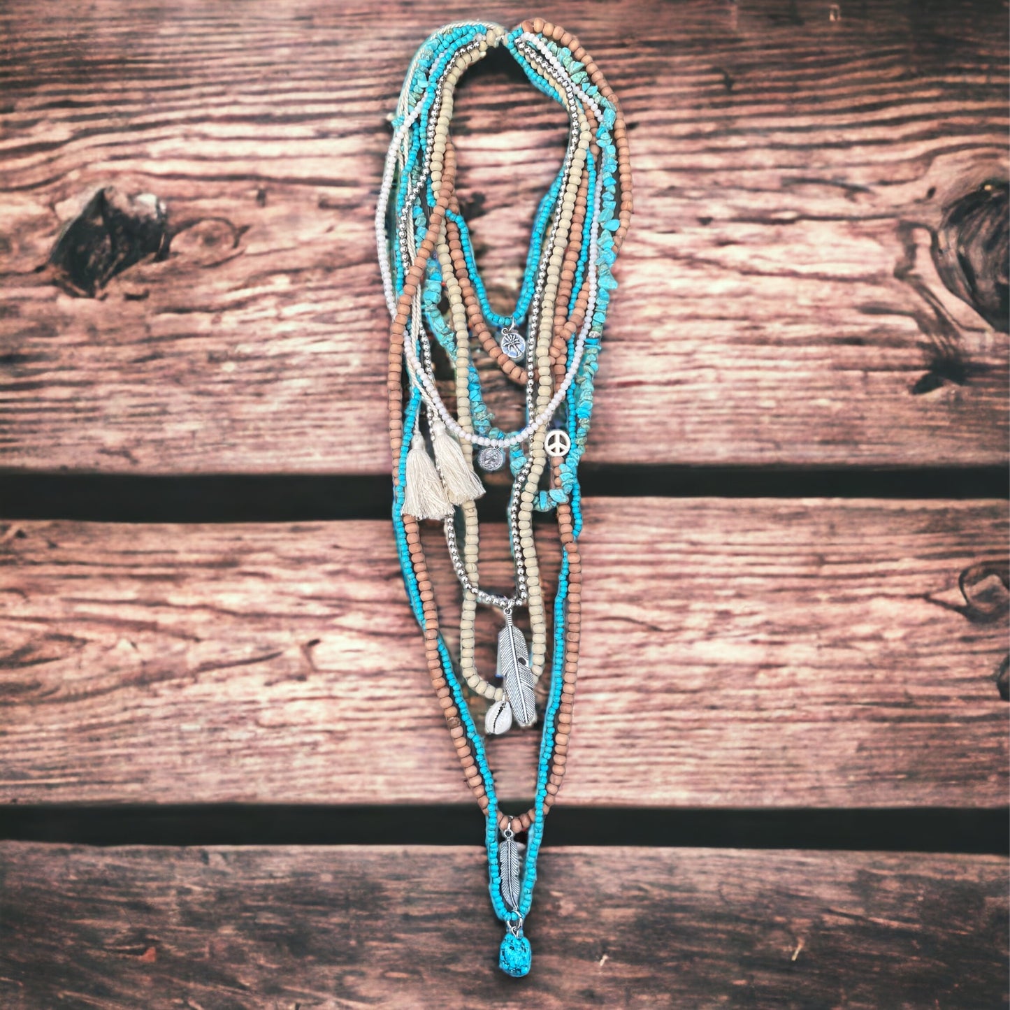 Multistrand Bohemian Layering Necklace