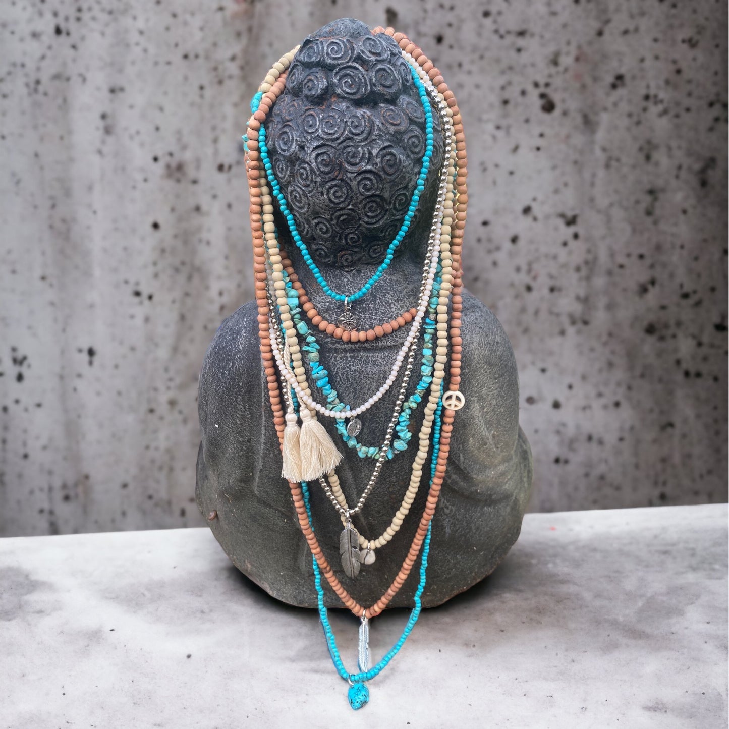 Multistrand Bohemian Layering Necklace