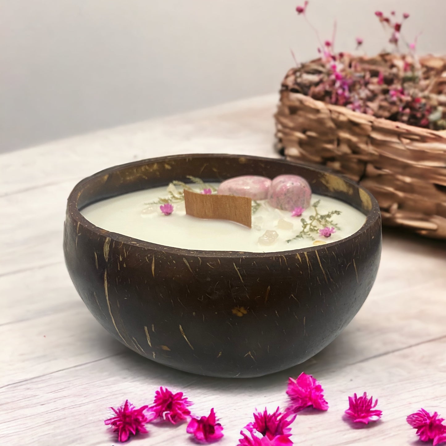 Coconut Bowl Candles Large | Kyoto Blossom