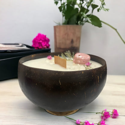 Coconut Bowl Candles Medium | Kyoto Blossom