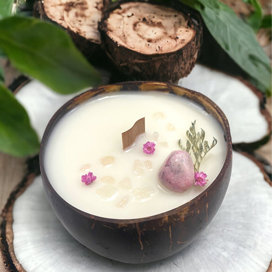 Coconut Bowl Candles Small | Kyoto Blossom