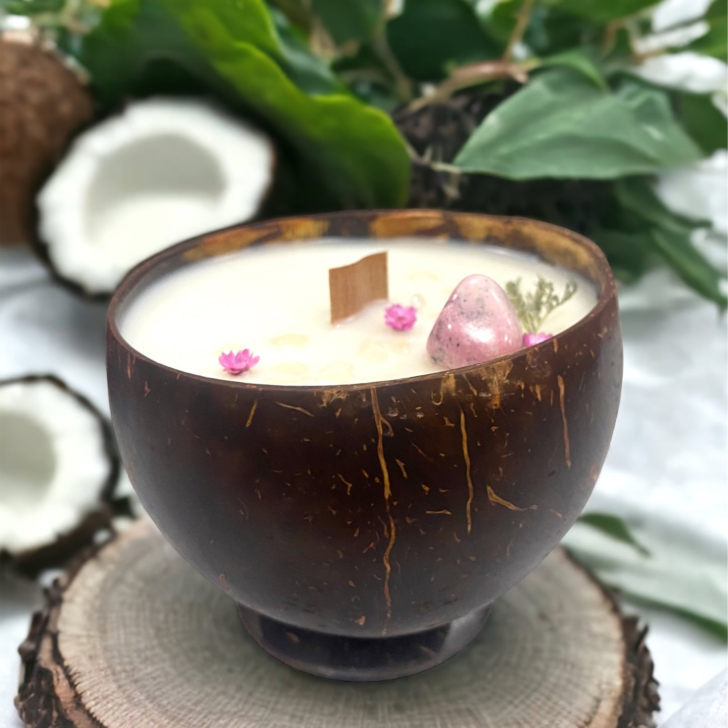 Coconut Bowl Candles Small | Kyoto Blossom