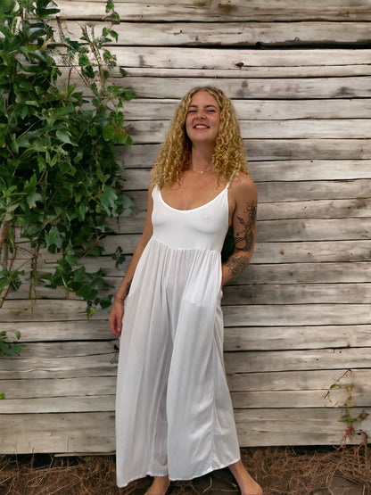 Shelly Jumpsuit - White