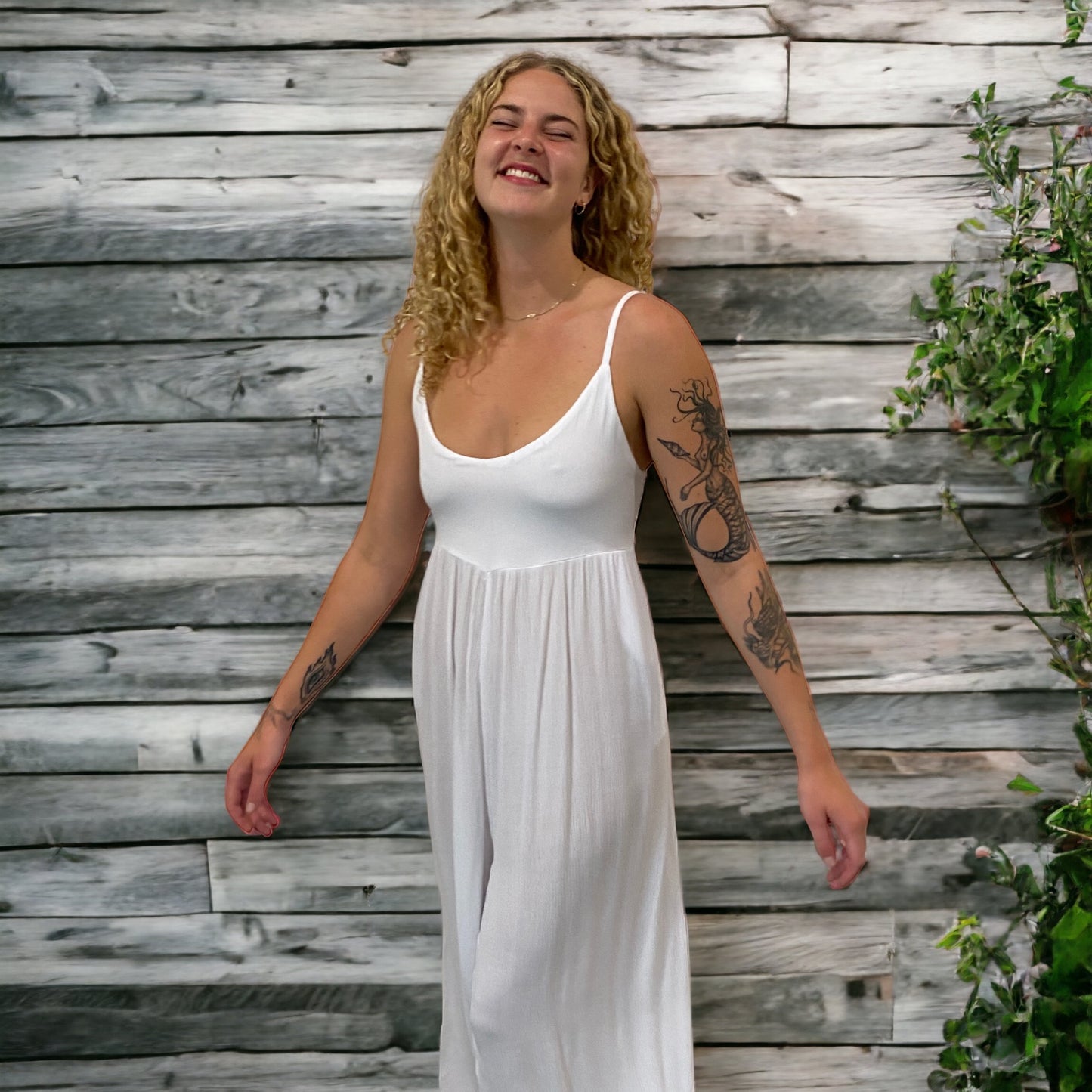 Shelly Jumpsuit - White