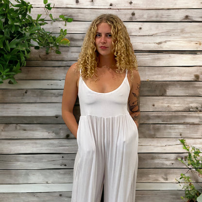 Shelly Jumpsuit - White