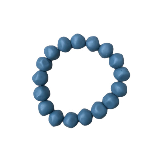 Resin Beaded Bracelet - Sapphire